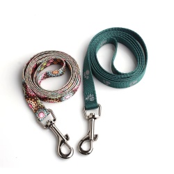 Nylon Webbing Pattern Printed Pet Dog Leash